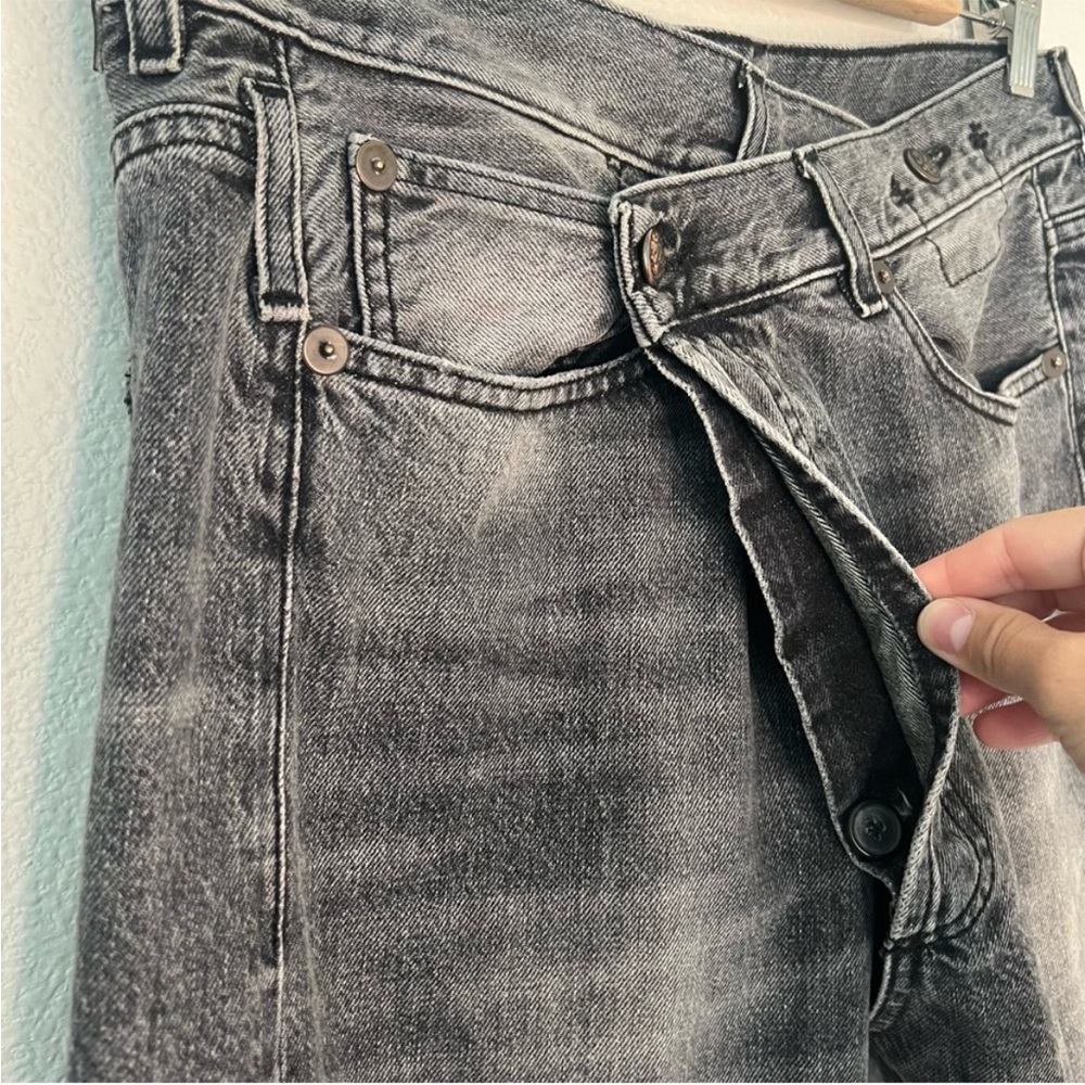 R13 Charcoal Boyfriend Jeans - Picture 7 of 13